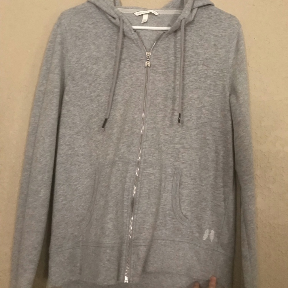 Victoria secret gray zip up